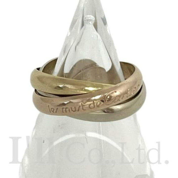 楽天市場】【中古】CARTIER カルティエ トリニティ リング 750YG 750WG 