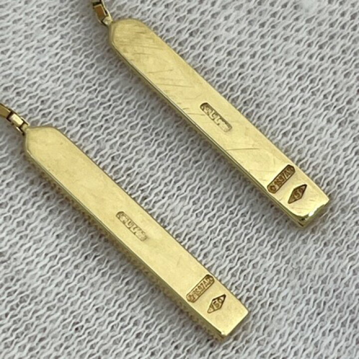 楽天市場】【中古】GUCCI グッチ ラリアット ピアス 750YG ブランド  