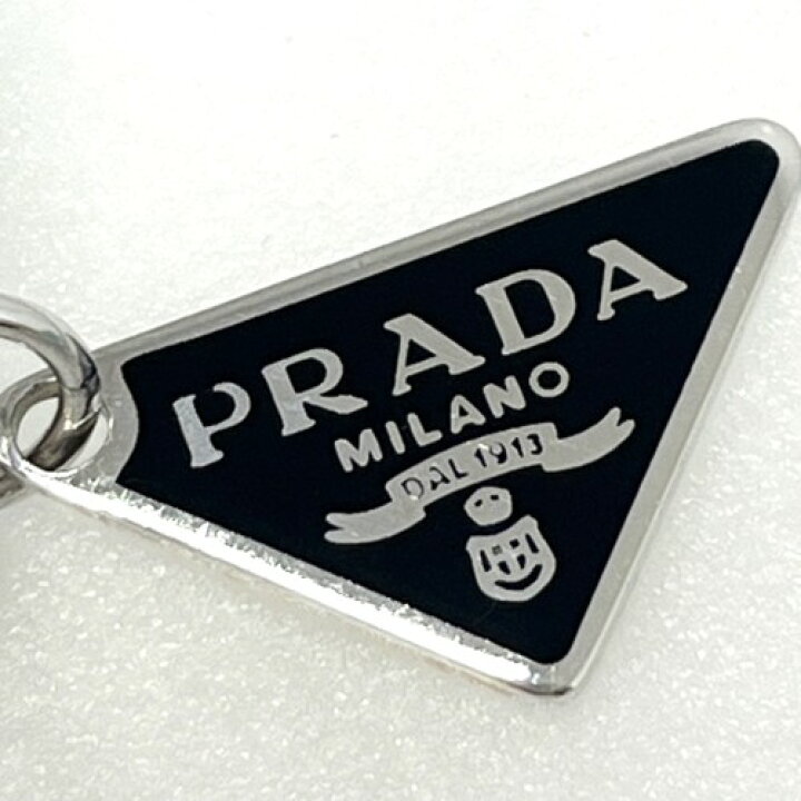 楽天市場】【中古】PRADA プラダ トライアングル ロゴ ブレスレット 