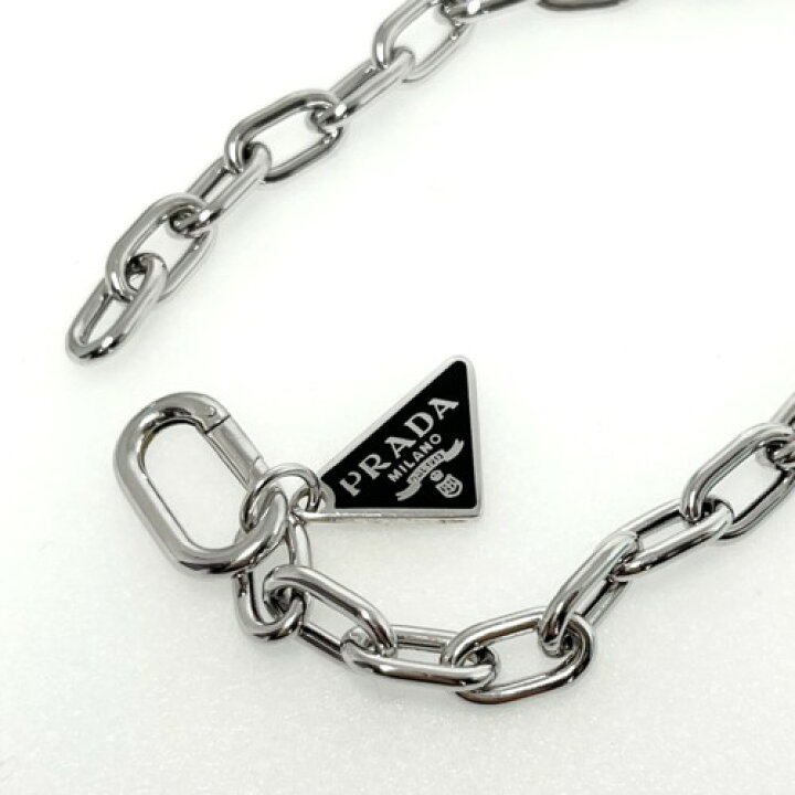 楽天市場】【中古】PRADA プラダ トライアングル ロゴ ブレスレット 