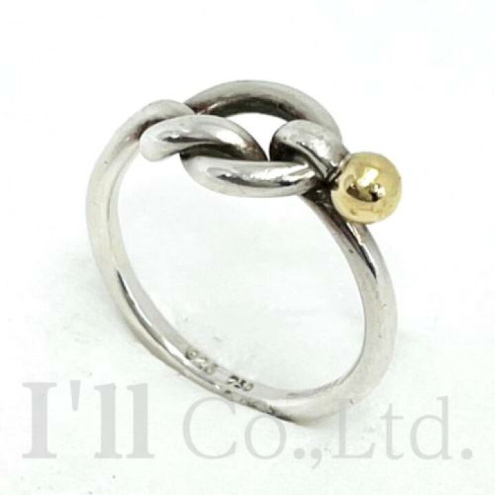 楽天市場】【中古】Tiffany&Co. ティファニー ラブノット リング SV925 