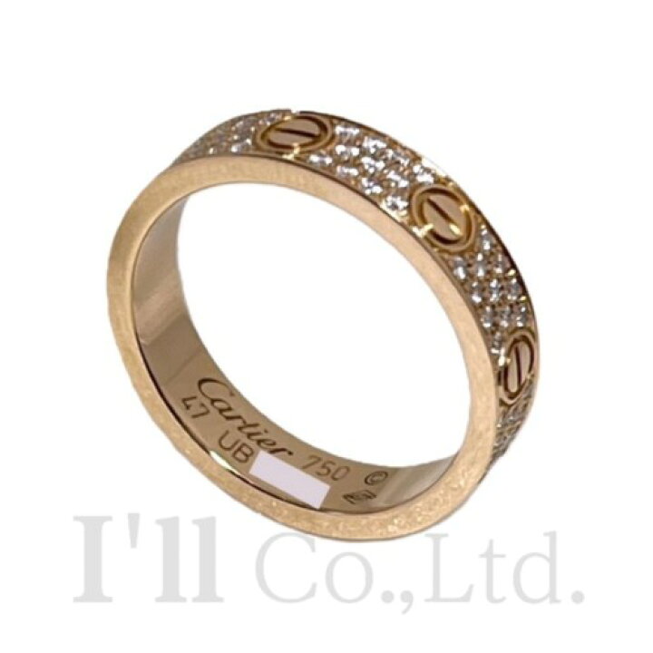 楽天市場】【中古】CARTIER カルティエ Love ウエディング リング 