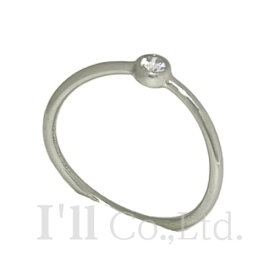 【中古】Tiffany&Co.　ティファニー　ウェーブ　シングルロウ　リング　60017001　Pt950　1Pダイヤモンド0.06ct　9号　ブランドジュエリー　アクセサリー　指輪　プラチナ　PT950　エルサ・ペレッティ　1ポイント【中古】【74591】