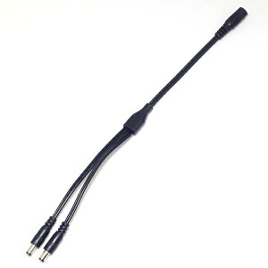 dc �W���b�N 2���z �P�[�u�� ���e�� 7A 0.75�X�P�A 12v �`24v DC�v���O�O�`5.5mm×���a2.1mm �P�[�u�����F�I�X���X13cm ���[���֑Ή� 12V �` 24V DC ���z�P�[�u���� led���C�g LED ���X �C���~�J