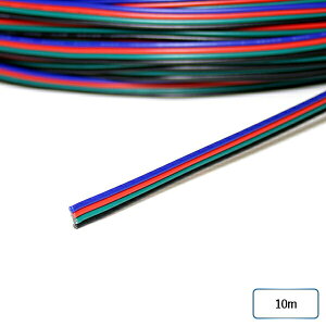VFF 0.3sq 10m /// C~JtJ[ RGB LEDΉ 4c d | [֑Ή rj`R[h s [h RGBe[vCg zp P[u ledCg lede[v  LED X C