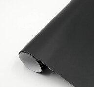 Ilmondomall マットブラック カーラッピングシート 152×35cm 　　シート カーボン ラッピング マット マ…