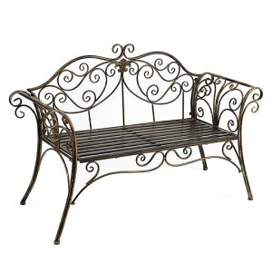 HLC�K�[�f���x���`�_�u���x���`�A�A�[�����X�g�Ɣw������t�����B���e�[�W�x���`�o���R�j�[�e���X�뉮�O133x49x90cm�ő�ω׏d180kg(�A���e�B�[�N�u�����Y)