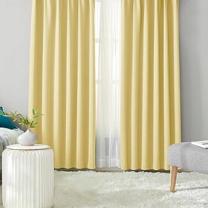 Hansleep�J�[�e��1���Ռ�4���g�C�F���[���F��100cm��135cmUV�J�b�g�f�M�h���h���ȃG�l���薳�n�������J�[�e���Z�b�g�􂦂�Q�����r���O�p(�h���[�v�J�[�e��2���E���[�X�J�[�e��2��)