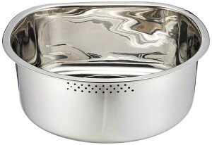 貝印KAI洗い桶D型脚高ゴム付DZ1141シルバー