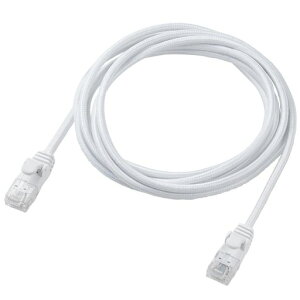 �G���R��LAN�P�[�u��CAT6A2m�ܐ܂�h�~���b�V���P�[�u���z���C�gECLD-GPAM/WH20