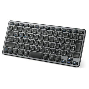 iClever ���C�����X�L�[�{�[�h Bluetooth�E2.4GHz JIS���{��z�� �R���p�N�g �p���^�O���t Type-C�[�d DK02