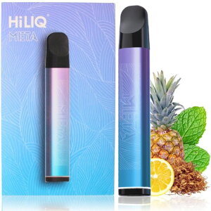 HiLIQMETAPOD電子タバコ使い捨てVape禁煙グッズ(ニコチン入りカートリッジ使用可能)ペン型ベイプ