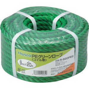 TRUSCO(�g���X�R)PE�O���[�����[�v��9mmx20m3�Ń^�C�vR-920PEG