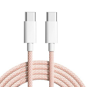 60W�����[�d�J���[�҂݃P�[�u��(CtoC)-iPhone15�V���[�Y/Android�[���Ή�(�ΐF�ł�1M)