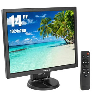 Mexmp14�C���`TFT�t���Ď��J�����p���j�^�[1024x7684:3HDMI/VGA/BNC/AV���̓����R���t�����X�s�[�J�[�h�ƃJ����DVRPC�p