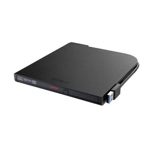 バッファローDVSM-PTC8U3-BKBUSBType-C変換アダプター付属外付DVDドライブ