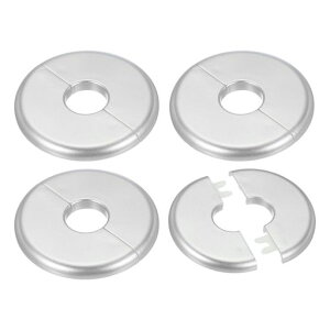 PATIKILウォールキャップエアコン配管カバー穴塞ぎウォールパネルドレンキャップ水管蛇口装飾用23.5mm4個シルバー