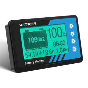 VATRERPOWER�o�b�e���[���j�^�[�d���v&�d���v500A�V�����g�t��8V-120V�����_�S���`�E���C�I���o�b�e���[���j�^�[��d�͌x��L�����s���O�J�[�E�o�C�N�E�S���t�J�[�g�E�\�[���[�p�l���pLCD�X�c