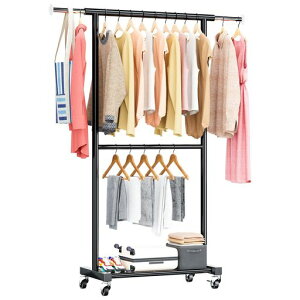 GEORIS�p�C�v�n���K�[���b�N�X�����ȃX�y�[�X���[�t�����L���X�^�[�t�����L�k���[���b�N�������X�^���h�m���n���K�[�ߗގ��[������86-127x���s39x����163cm(�u���b�N)