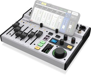 Behringer�f�W�^���~�L�T�[8�`�����l��USB�I�[�f�B�I�C���^�[�t�F�[�X����Bluetooth�����[�g�R���g���[��/�X�g���[�~���O�Ή�FLOW8