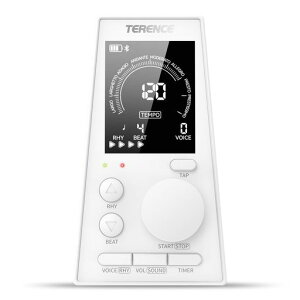 TERENCEメトロノーム高精度電子デジタルメトロノーム充電電池内蔵C4-B4標準音&テンポ設定可能音量調節ドラムリズムモード高音質スピーカー内蔵タイマー設定ピアノ練習楽器演奏用初心者…