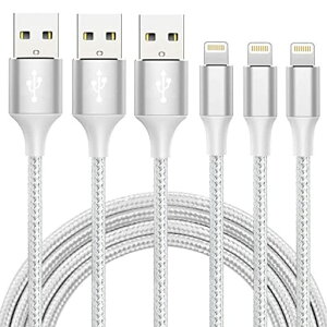iphone充電ケーブル【MFi認証】ライトニング2M3本セット充電器ケーブル急速充電lightningアイホン充電断線防止超高耐久iPhone13/13Pro/12/11/X/8/8plus/7/6/iPad各種対応