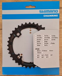 �V�}�m(SHIMANO)���y�A�p�[�c���|�����t�`�F�[�������O36T(�u���b�N)FC-M591-L�pFC-M591-SFC-M591-LFC-M590-SFC-M590-LFC-M391-8Y1LD98090