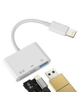 iPhoneSDJ[h[_[MicroSDUSB3.0[dA_v^[(4in1)Lightning[dP[utbVJ[hf[^obNAbvϊOTGX}zJʐ^]f[^ڍsۑACtH}CNSDTF