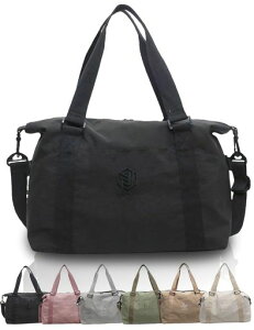 【軽量&4way】E&Yボストンバッグ旅行バッグ旅行バック1泊2泊20L大容量レディースメンズ(ブラック)