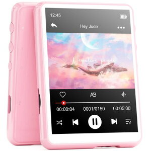 MECHEN64GBMP3プレーヤーBluetooth5.3デジタルオーディオプレーヤー超軽量ミニ音楽プレーヤー128GBまで拡張可能スピーカー内蔵2.4インチタッチスクリーンFMラジオ・録音・電子ブック・動画・写…