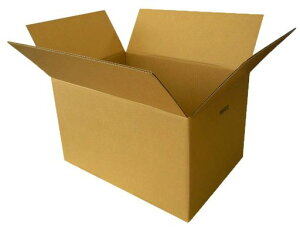 ボックスバンク段ボール宅配140サイズ手穴付5枚セット4mm厚強化日本製ダンボール引っ越し箱【53x38x高さ33cm】FD04-0005-g