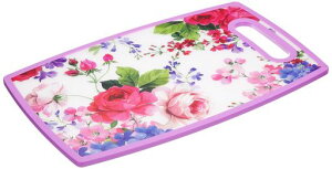 ロイヤルアーデンまな板カッティングボード花柄薔薇パープル36.5x22.5x0.9cm23091
