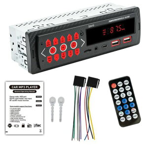 1DinJ[XeI12VMP3v[[BluetoothFMV[o[A2USB/AUX/TF/Type-CzیnYt[BluetoothJ[WI