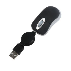 �}�E�X�L�� �����^ �P�[�u������莮 �L�k�}�E�X �P�[�u�����[�^ S�T�C�Y USB�L�� �~�j ���w�� �R���p�N�g �q���p ������ �g�їp PC�m�[�g�p�\�R�� Windows/Mac�Ή� (�u���b�N)