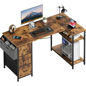 HLFURNITUREl���f�X�N�p�\�R���f�X�N�I�������߉\��138cm�����o���Ǝ��[�|�P�b�g�t���̃R�[�i�[�e�[�u���׋�����Ɗ�L���^�g�ݗ��Ă��ȒP�I�t�B�X��ƒ�ł̎g�p�ɓK���Ă��܂�(�g����)