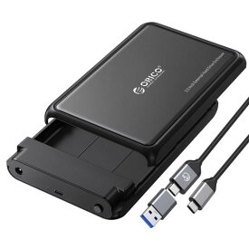 ORICO HDD ケース 3.5インチ SATA - USB C 3.5インチ HDD ケース 3.5 インチ 2.5 インチ SEAGATE SAMSUNG WD CRUCIAL SANDISK HDD SSD 用 ABS+メタルシェル HDD