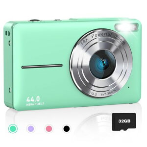 AiTechny �f�W�^���J���� �f�W�J�� 4400����f 1080p���� 16�{�Y�[�� 2.4�C���`IPS�X�N���[�� �r�f�I�^�� �E�F�u�J���� ���@�\�J���� �X�g���b�v�t�� �g���₷�� �y�� ���^ �q���̓� �v���[���g (�c