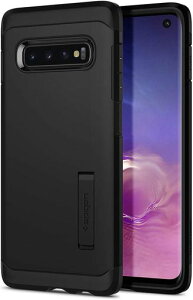 �ySpigen�zGalaxyS10�P�[�X[SCV41]�Ή��ČRMIL�K�i�擾�ϏՌ��X�^���h�@�\���C�����X�[�d�Ή��M�����N�V�[s10�P�[�X�^�t�E�A�[�}�[605CS25805(�u���b�N)