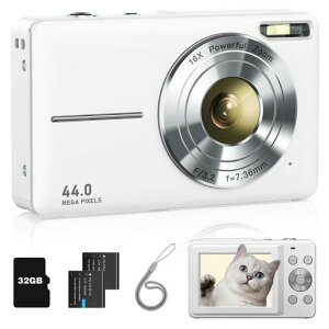 Lecran�f�W�^���J�����f�W�J��4400����f1080P����B�e�I�[�g�t�H�[�J�XAF�@�\HD�J������u���␳�y�ʌg�ѕ֗�USBC�[�d2.4�C���`IPS���32g�������[�J�[�h�t����