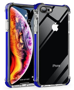 iPhone8用ケースiPhone7用ケースクリア耐衝撃TPU透明ケース薄型衝撃吸収全面保護Qi充電対応指紋防止ファッション最軽量スリム薄型一体型人気防塵黄ばみ防止[4.7英寸