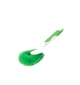 日本クリンテックNEWグリーンたわしハンドル付き小幅9cm全長26.5cm業務用機械工具作業靴キッチン家中汚れ落とし【お得な10本セット】