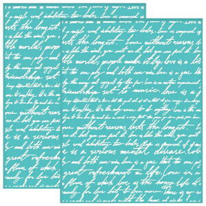OLYCRAFT2個シルクスクリーンステンシル手書きテキストスクリーン印刷テンプレート描画自己粘着Tシャツウッド抱き枕バッグペーパートートバッグ手帳再利用可能可洗濯28x22cm