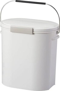 アスベルフタ付きゴミ箱オムツ・ペットシーツ11L密閉エバンペール中バケツ付き生ごみホワイト