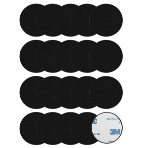 スチールプレート車載ホルダーマグネット吸着用20枚入スマホマグネット用金属プレート替え用メタルプレート裏面テープ付き(丸型)