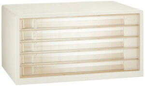 ナカバヤシアバンテV2レターケース書類収納A3浅5段シロA3-55W