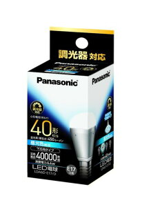 パナソニックEVERLEDSミニクリプトン型LED電球(調光器対応・E17口金・小形電球形・電球40W相当・450ルーメン・昼光色相当)LDA6DE17D