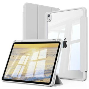 GKABXY�Ή�iPadAir11�C���`�P�[�X(M4/M3/M2�A2026/2025/2024)iPadair��5/4���㓧���o�b�N�J�o�[2022/2020�y���V�����[�\Pencil���C�����X�[�d�Ή��O�܂�X�^���h