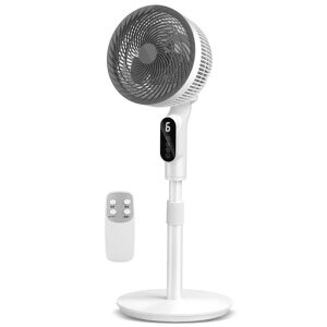 扇風機サーキュレーター兼用【2024新登場&節電対策】風量6段階調節扇風機静音せんぷうきリビング首振りリモコン付きさーきゅれーたー省エネタイマー付き60Sパネル自動消灯高さ調整可能…