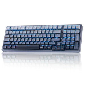 e���f�Q�[�~���O�L�[�{�[�hZ-99�V���o�[�E�b�h�����J�j�J���L�[�{�[�h99�L�[�p��z��Bluetooth���C�����X/�L��/2.4G3��ڑ��Ή��S�L�[�z�b�g�X���b�v�⎲���̗p���J�j�J�����Q�[���p�L�[�{�c