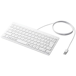 �G���R�� �L�[�{�[�h �L�� �p���^�O���t �~�j�L�[�{�[�h �z���C�g TK-FCP096WH